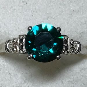 New  .925 Sterling Silver Swarovski Crystal Ring